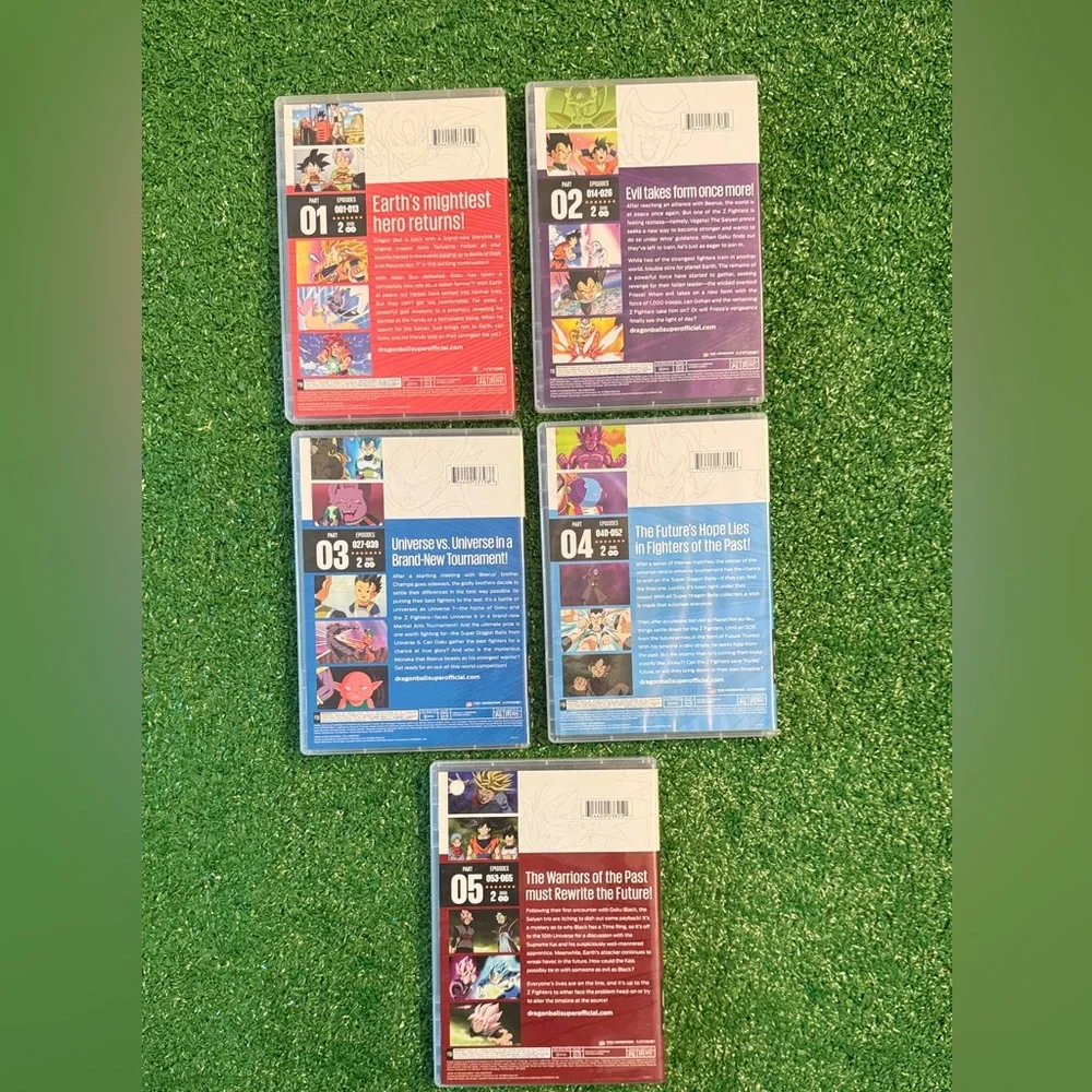 The Dragon Ball Super DVD Set Parts 1-5 - Picture 2 of 3